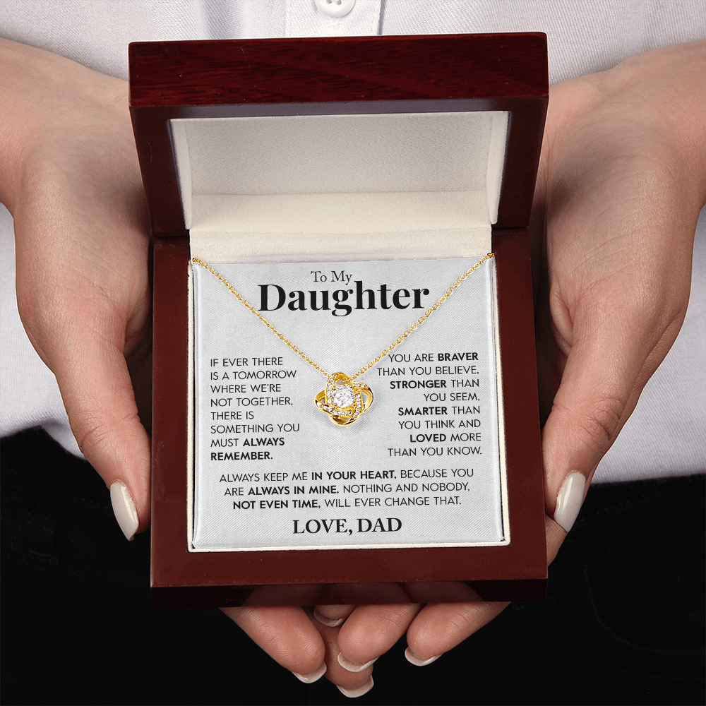 To My Daughter from Dad "Always Remember" Necklace