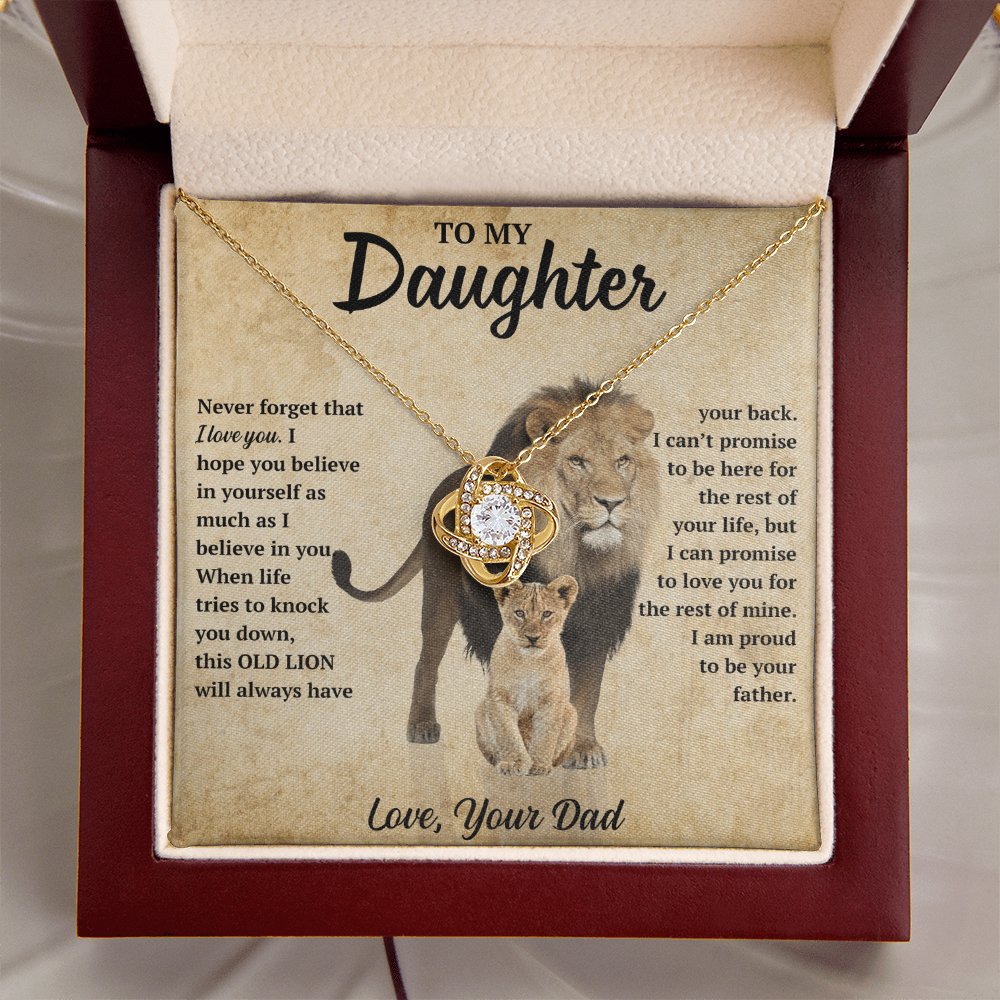 Gift for Daughter "This Old Lion" Necklace