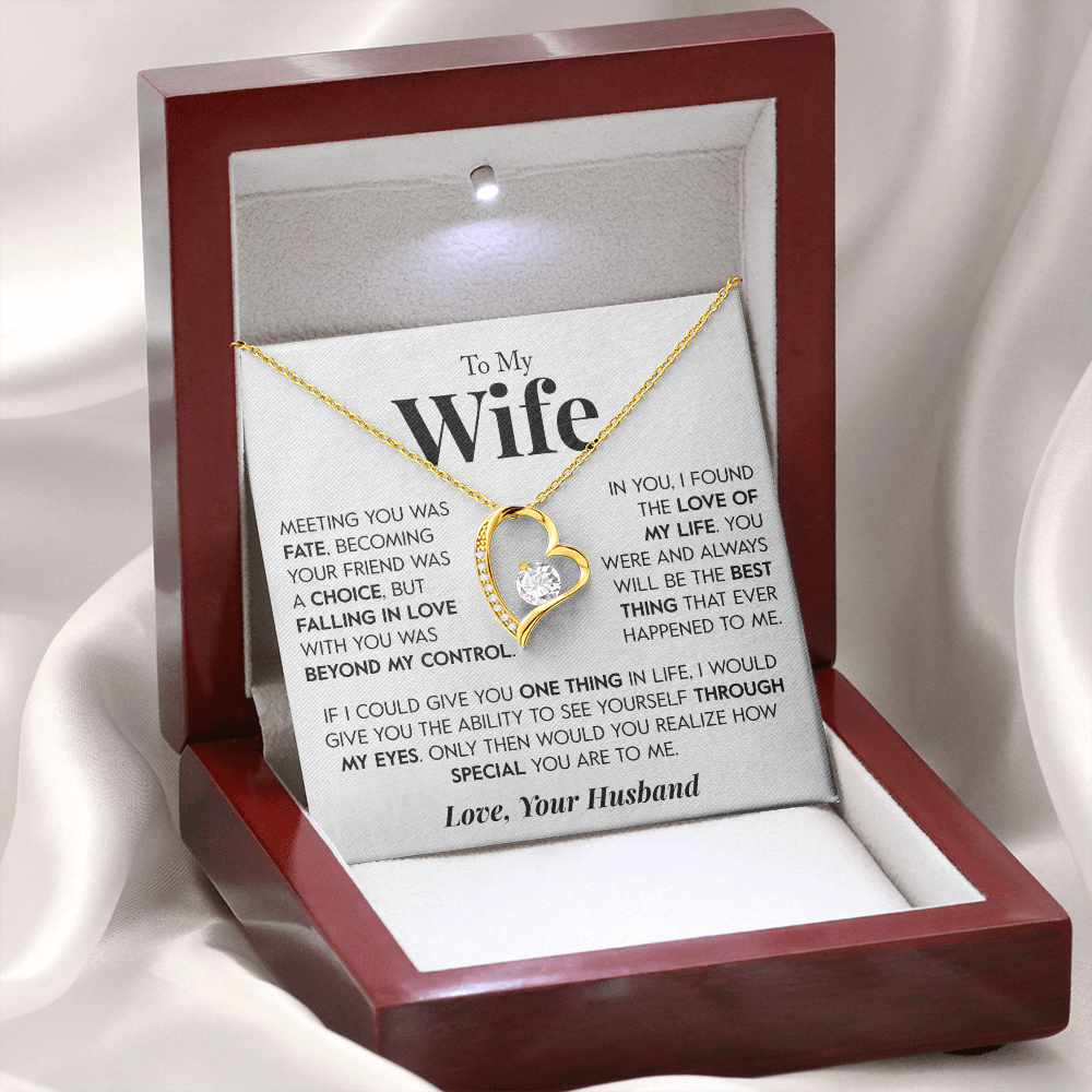 To My Wife "The Best Thing" Necklace