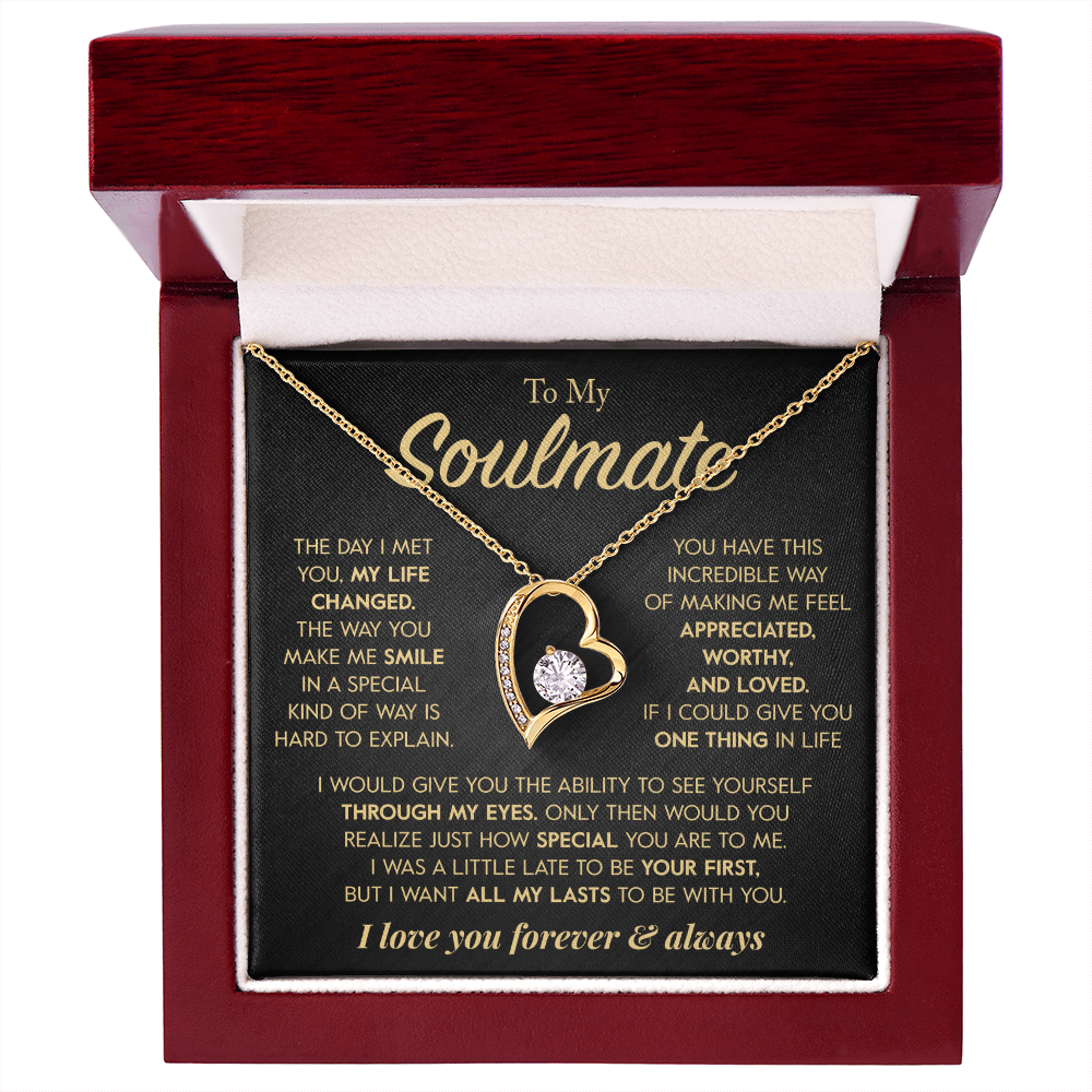 To My Soulmate "All of my Lasts" Necklace