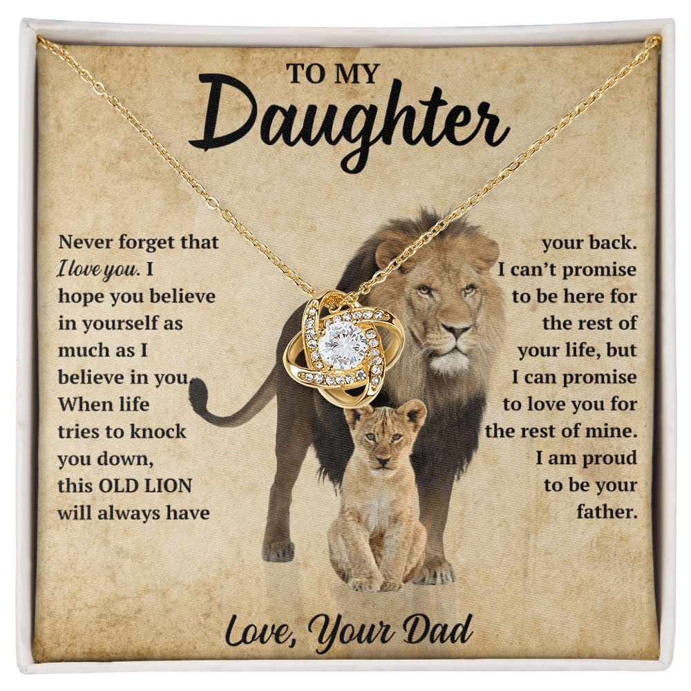 Gift for Daughter "This Old Lion" Necklace