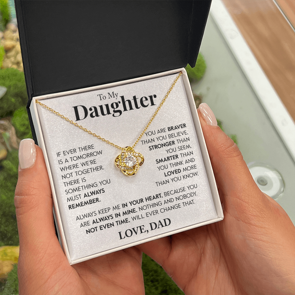 To My Daughter from Dad "Always Remember" Necklace