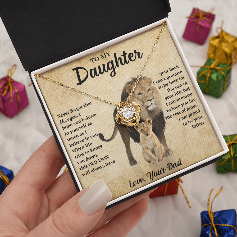 Gift for Daughter "This Old Lion" Necklace