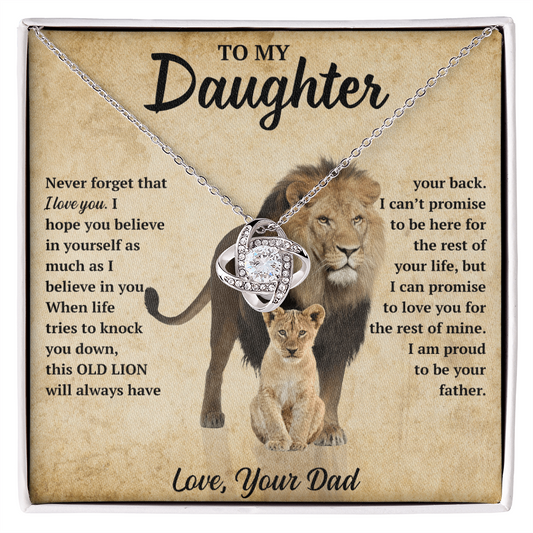 Gift for Daughter "This Old Lion" Necklace