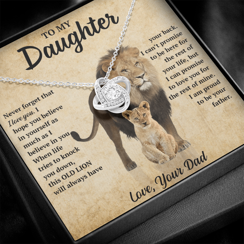 Gift for Daughter "This Old Lion" Necklace