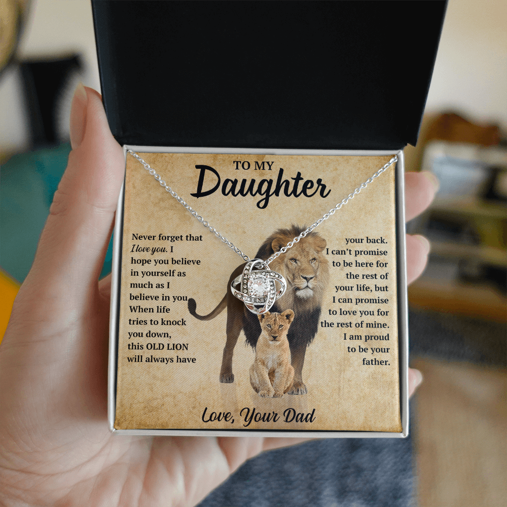 Gift for Daughter "This Old Lion" Necklace