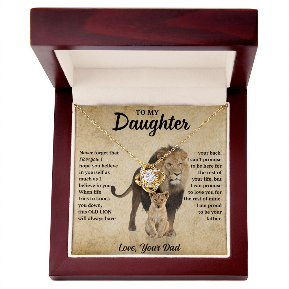 Gift for Daughter "This Old Lion" Necklace