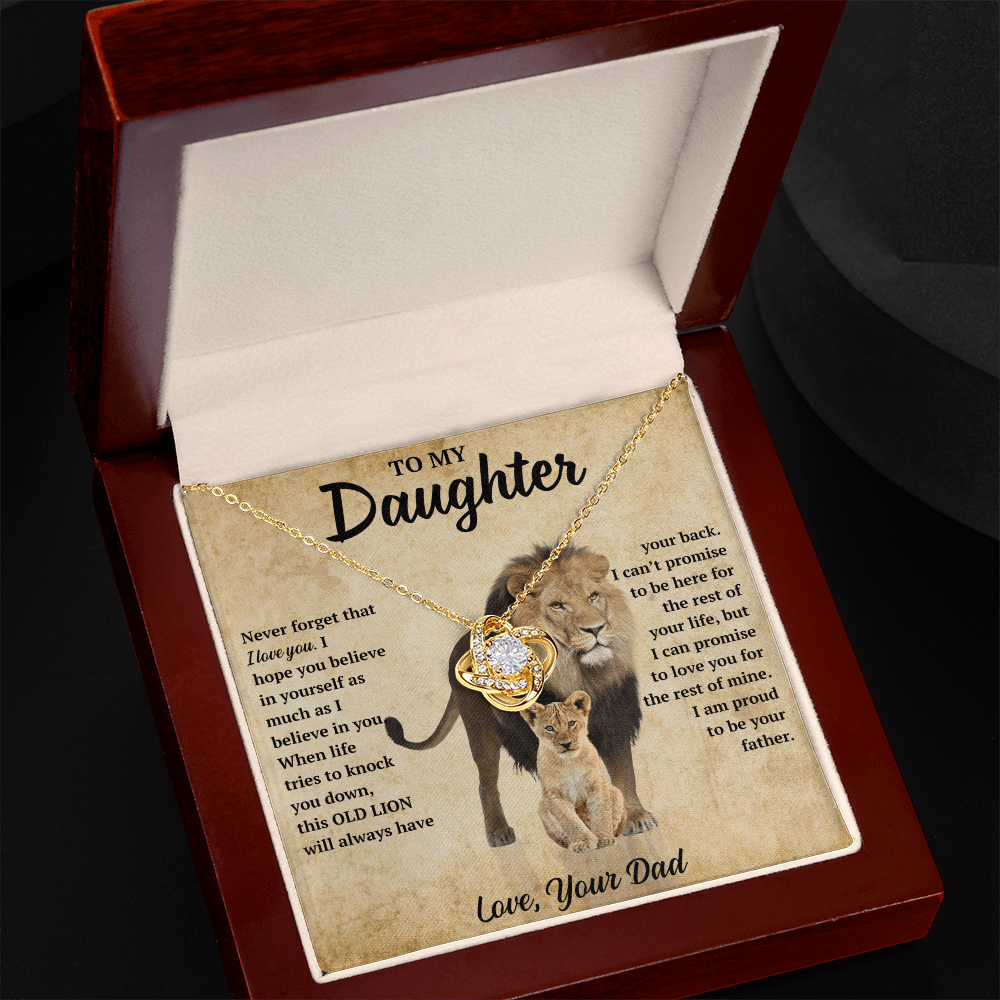 Gift for Daughter "This Old Lion" Necklace