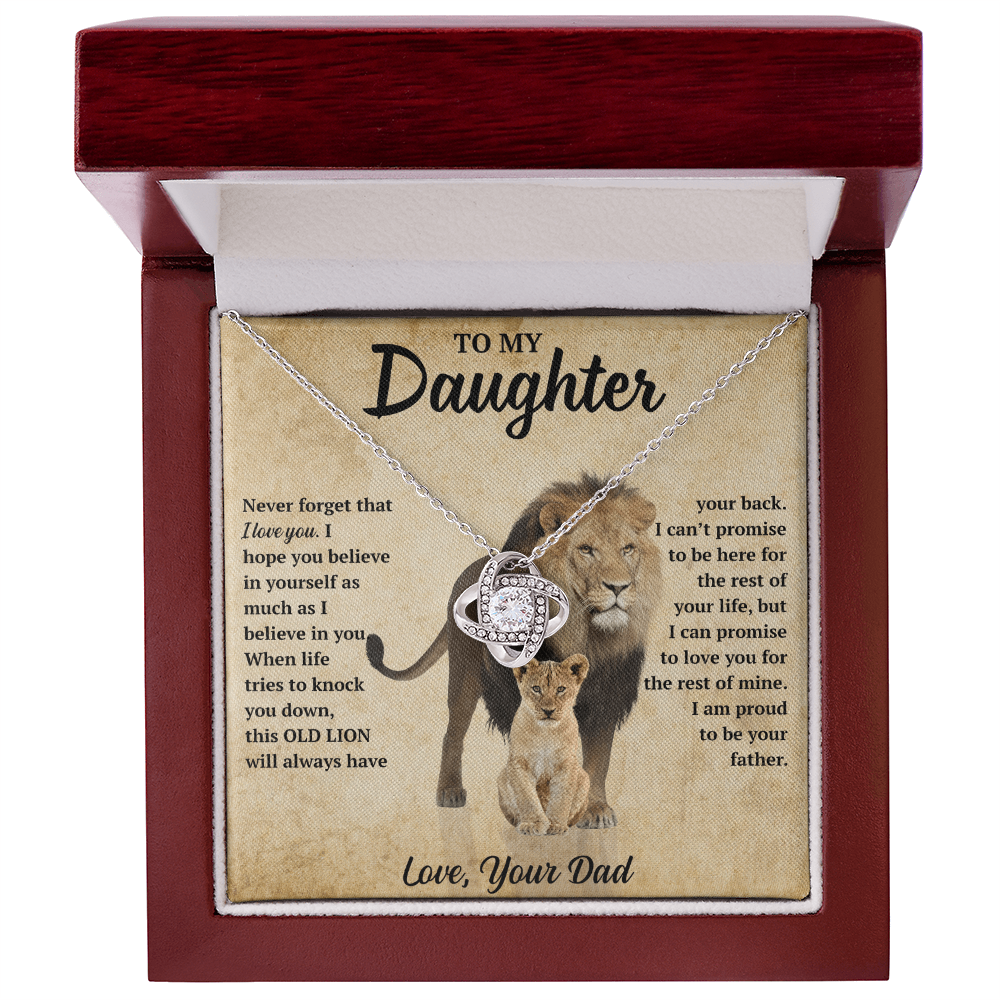 Gift for Daughter "This Old Lion" Necklace