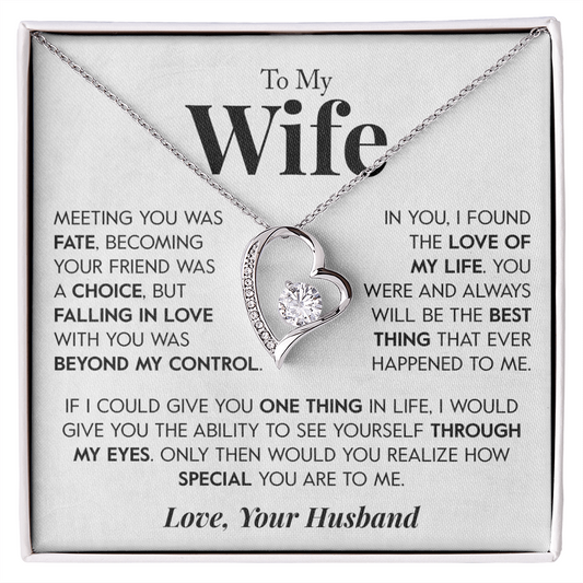 To My Wife "The Best Thing" Necklace