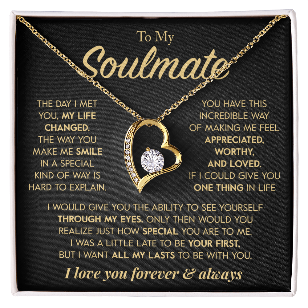 To My Soulmate "All of my Lasts" Necklace