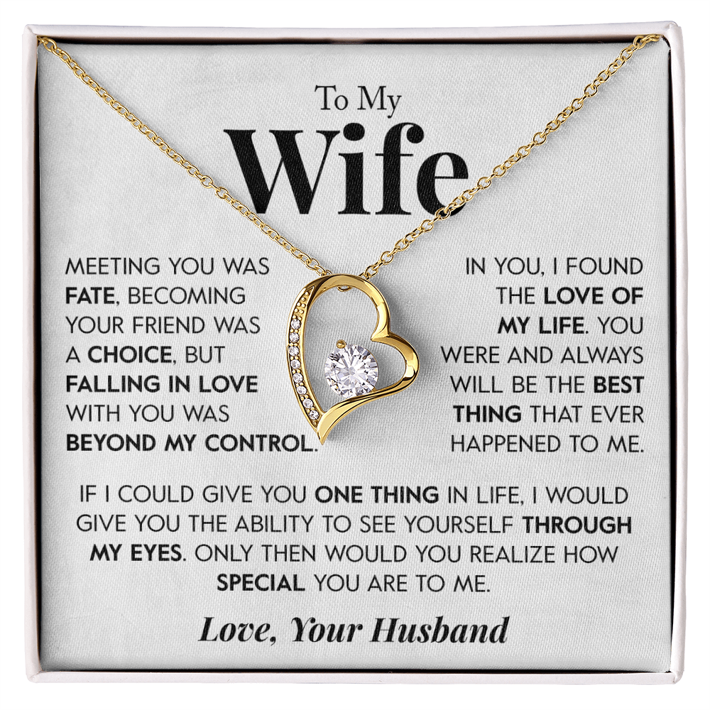 To My Wife "The Best Thing" Necklace