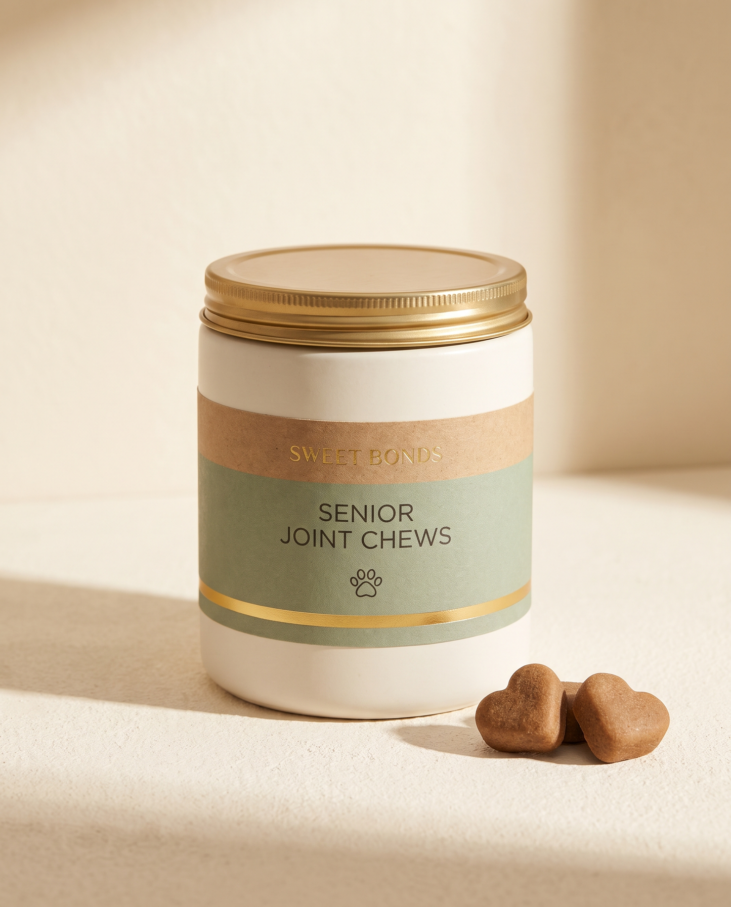 Sweet Bonds Senior Joint Chews jar