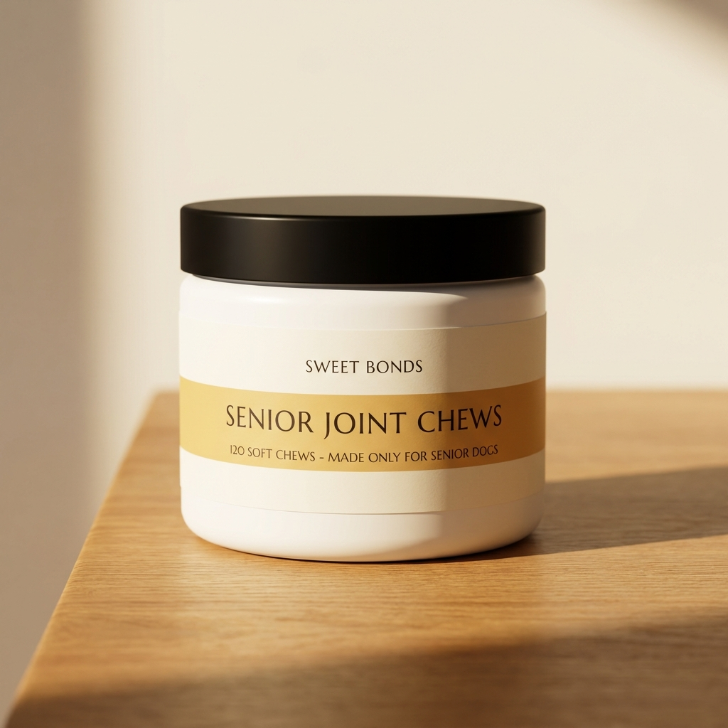 Sweet Bonds Senior Joint Chews jar